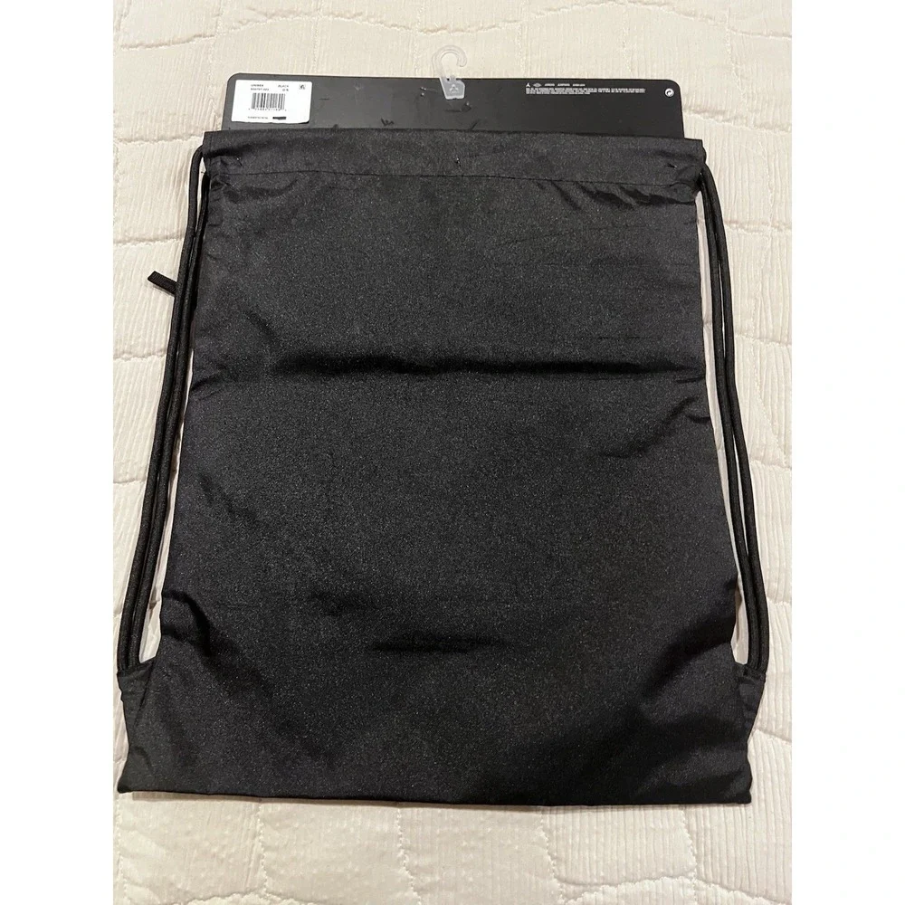 Nike Air Jordan Gym Sack Bag Drawstring Black Backpack 23 Jersey Black Red Bulls